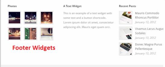 Footer Widgets - Uber