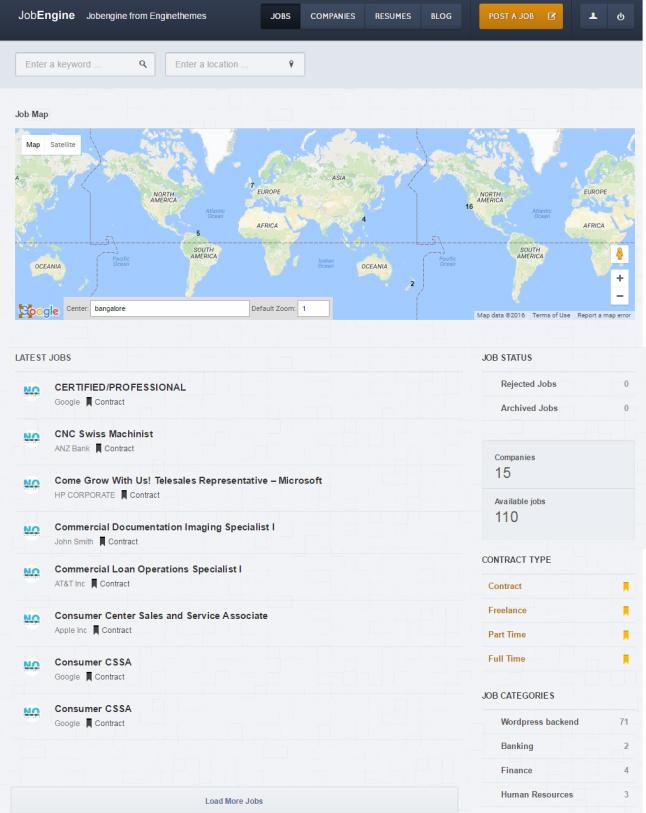JobEngine Theme Review - EngineThemes | WORTH